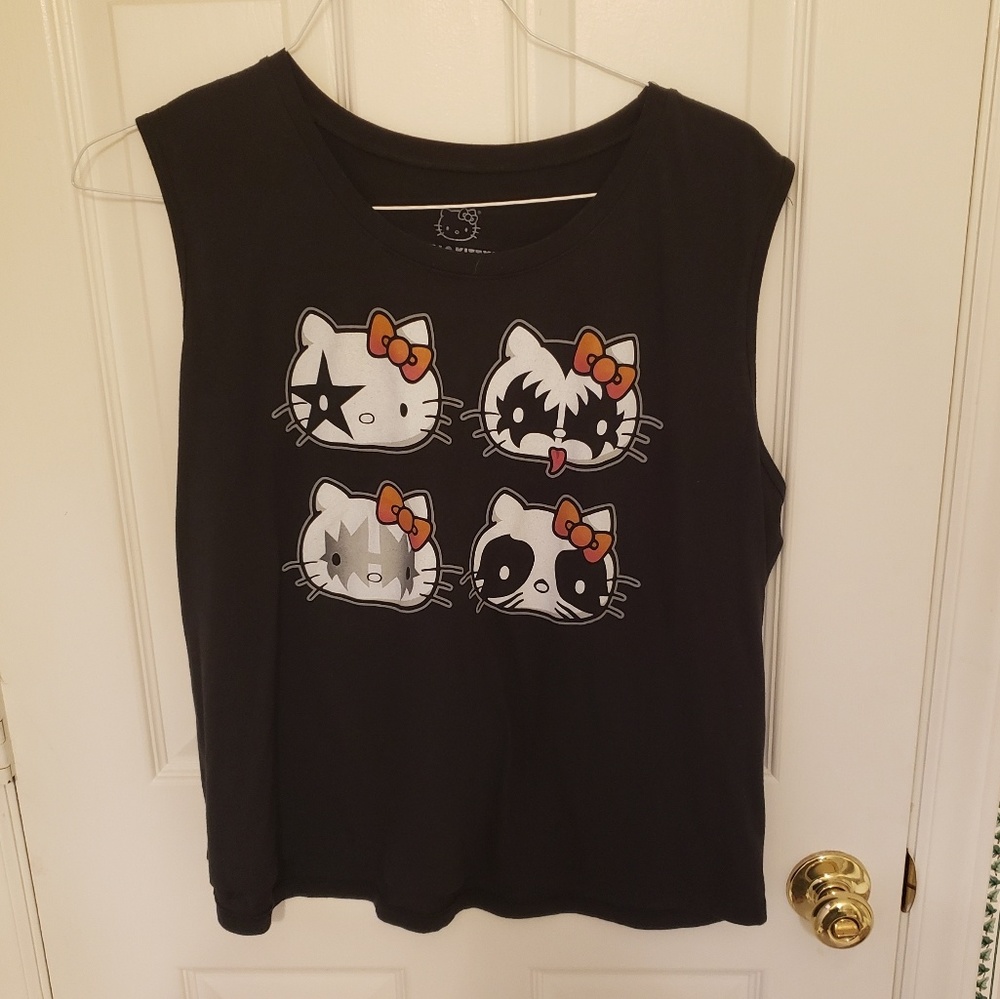 Hello Kitty + Kiss Tank Top